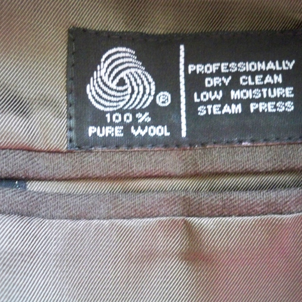 Nwt JEAN PAUL GERMAIN Brown Sport Coat Sz 43L - Picture 6 of 7